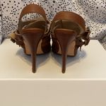 Manolo Blahnik Brown Leather Sandals Classic Design Photo 3