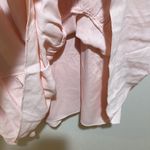 J.Crew Point Sur V-Neck Ruffle Midi Dress Flutter Sleeve Blush Pink Size 2 Photo 6