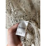 Nina Leonard Open Knit Nubby Asymmetrical Cardigan Sz L Artsy Lagenlook Boho Photo 5
