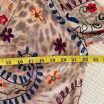 John Mark  Floral Embroidered Blazer with Multicolor Design 100% Rayon NWOT Photo 11