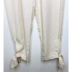 Reformation Norman pant Cream color Belted Paperbag Tie Ankle Pant sz 6 Photo 6
