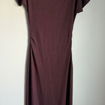 Free People NEW Promenade Midi Dress Plum Small Photo 0