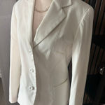 Etcetera Etcetra white blazer size 6 classy white work blazer Photo 0