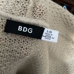 Urban Outfitters Cute and Cozy  Cream Black Striped Wrap Sweater Photo 6