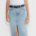 Aritzia  Denim Forum Jean Pencil Skirt Knee-Length   Photo 0