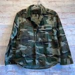 J.Crew camo utility shacket xs camouflage button down shirt jacket 100% cotton Photo 1
