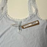 SKIMS Soft Lounge Lace Trim Ribbed Camisole Cami Shirt in Mineral Blue Photo 7