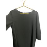 BB Dakota  Jazlyn Black Shift Mini Dress L 3/4 Sleeve Women LBD Cocktail Modest Photo 3