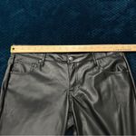 Wild Fable  Black Faux Leather Low Rise Flare Pants Size 14 Photo 8
