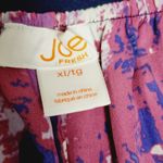 Joe Fresh Purple Pink Watercolor Floral Mini Skirt Size XL Photo 5