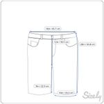 Angels‎ Signature Bermuda White Denim Shorts Womens Size 16 Photo 4