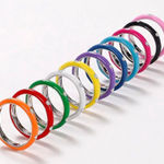 Boutique NEW Women's White Ceramic Pave Diamond Sterling‎ Silver Band Ring, Size 7 Photo 0