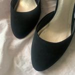 Impo black suede buckle heels Photo 7