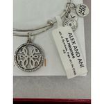 ALEX AND ANI  Path of Life Charm Bangle Bracelet Silver Tone Positive Energy READ Photo 2
