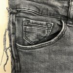 ZARA  Z1975 Denim Womens Black High Rise Side Fringe Stretch‎ Skinny Jeans 6 Photo 2