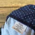 Talbots Navy Polka Dot Dress Crops Size 10 Photo 7