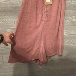 Kori  Womens‎ medium sweater knit button romper mauve color Photo 1