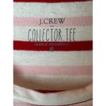 J.Crew  Shirt‎ Women Small White Red Striped Embroidered Heart Collector Tee Photo 7