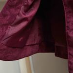 Chico's Chico’s‎ Size 3 Velvet Paisley Fleur De Lis Printed Jacket Blazer  XL Boxy Photo 3