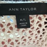 Ann Taylor  Women's Open Front Cardigan Knit Sweater M/L Multicolor Casual Photo 4