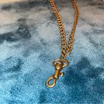 EXPRESS Vtg Leather Chain Swag Belt Tan Preppygrunge Y2K Vintage Photo 5