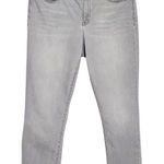 Athleta Gray Cropped Jeans Size 12 Gray Denim Photo 0