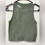 Free People  Green Sleeveless Women's Top Bralette Tank Photo 0