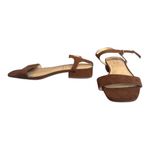 LC Lauren Conrad  Obsidian 7 chocolate Block Heel Sandal ankle strap memo…​ Photo 10