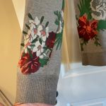 On the Byas  PacSun Gray Sweatshirt with Floral Accents size Medium Photo 8