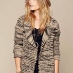 Free People Black and Tan Cardigan Photo 1