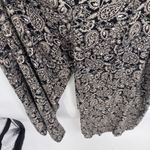 Boden Jumpsuit Womens 12R Black White Paisley Print Viscose Pockets Wide Leg Size 12 Photo 5