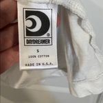 Daydreamer The Doors  White Graphic Short Sleeve Oversized Tee Photo 4