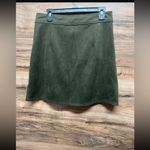 Philosophy  Olive Green Button-Front Skirt size 10 Photo 1