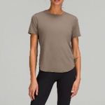 Lululemon High Neck Running and Training T-Shirt in Blue Photo 5