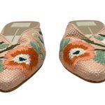 Dolce Vita “Elm” Pink Floral Raffia Mule Flats Women’s 7 Spring Summer Photo 1