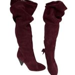 NWOT INC suede over the knee slouch boots Pink Size 6.5 Photo 0