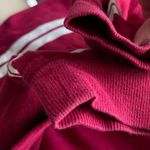 PINK - Victoria's Secret Victoria’s Secret PINK Crimson Red Varsity Crew French Terry Pullover Sweatshirt Photo 4