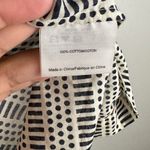 Tory Burch Corossol Black White Cotton V-Neck Mini Dress Coverup Sz 0 Photo 7