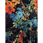 Johnny Was  Nero Tiered Floral-Print Cap-Sleeve‎ Bamboo Midi Dress Size Medium Photo 9