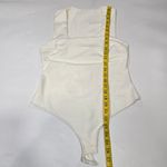 Free People  x Intimately FP Luna Square Neck Bodysuit in Optic White Photo 13