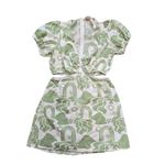 Show Me Your Mumu  Jessa Mini Dress Size Small Green Cream Desert Sand Photo 8