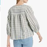 Knox Rose Chambray/ Denim and Cream Striped Top sz xxl Photo 1