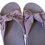 Fabletics Women's Purple Bow Slide Sandals Size 6 Photo 4