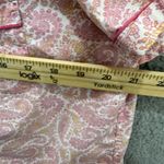 J.Crew Pajama Top Women Medium Pink Paisley Coquette Cottagecore Lounge Preppy Photo 4