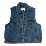 Eddie Bauer  Vtg Denim Vest Photo 0