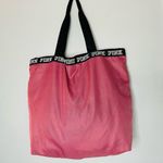 Victoria's Secret VICTORIA’S SECRET Pink Women's White Pink Rose Beach Logo Double Strap Tote Bag Photo 7