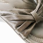 No Boundaries Vintage Y2K  Brown Wedge Toe Sandals Photo 4