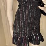 Farm Rio  Elegant Black and Pink One-Shoulder Dress Photo 9