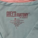 Grey's Anatomy  By Barco Aqua Blue Arclux Scrub Top Size Large Photo 4