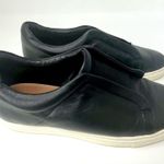 Halogen  Women’s Black Leather Athleisure Slip-On Sneakers Size 8.5 Photo 0